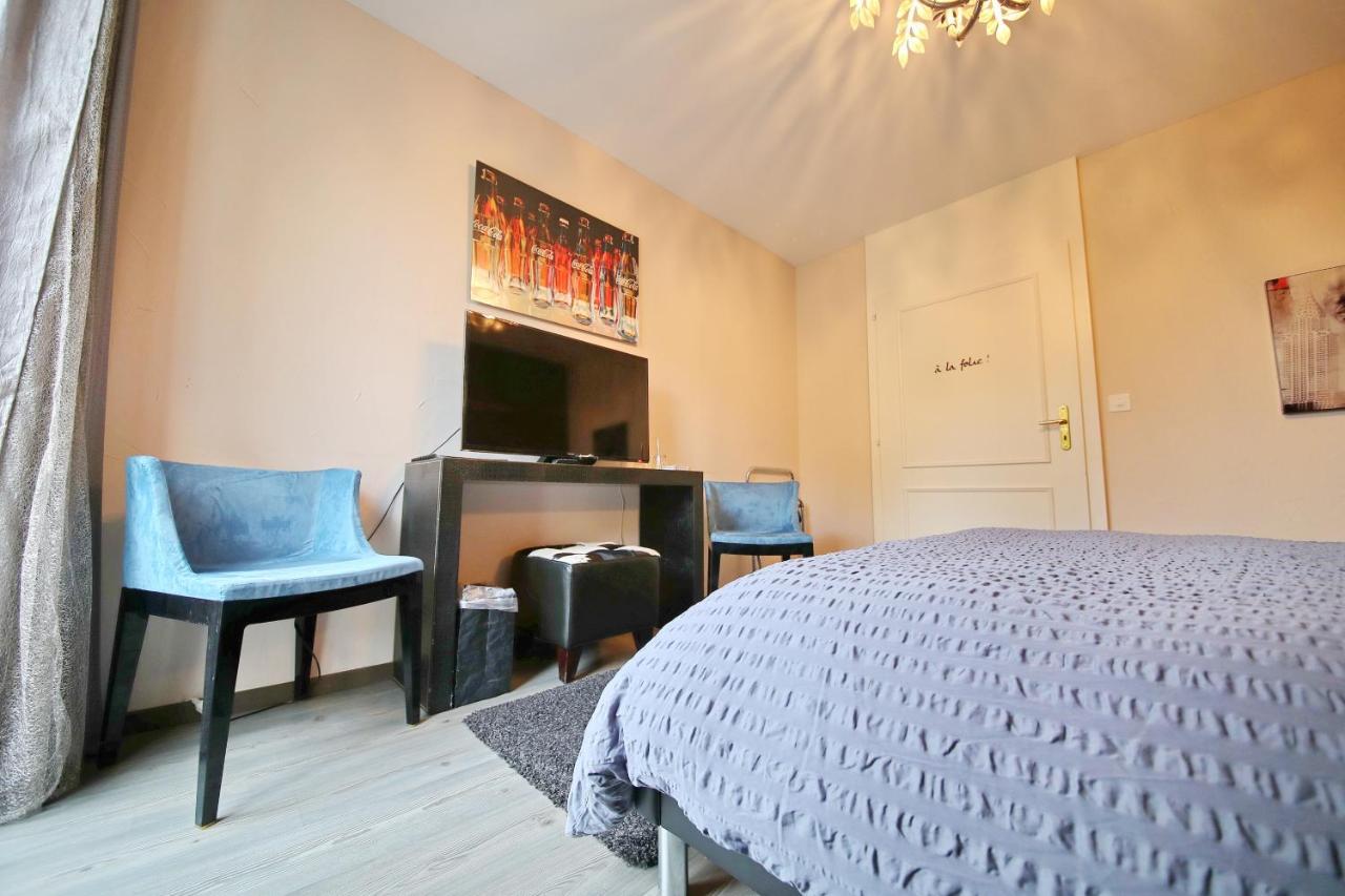 Corseaux Beach Rooms-Riviera Beach Apartments Vevey Bagian luar foto