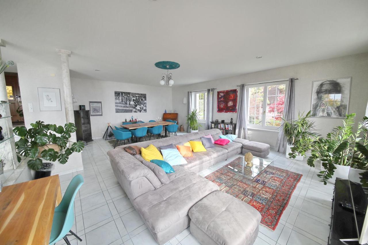 Corseaux Beach Rooms-Riviera Beach Apartments Vevey Bagian luar foto