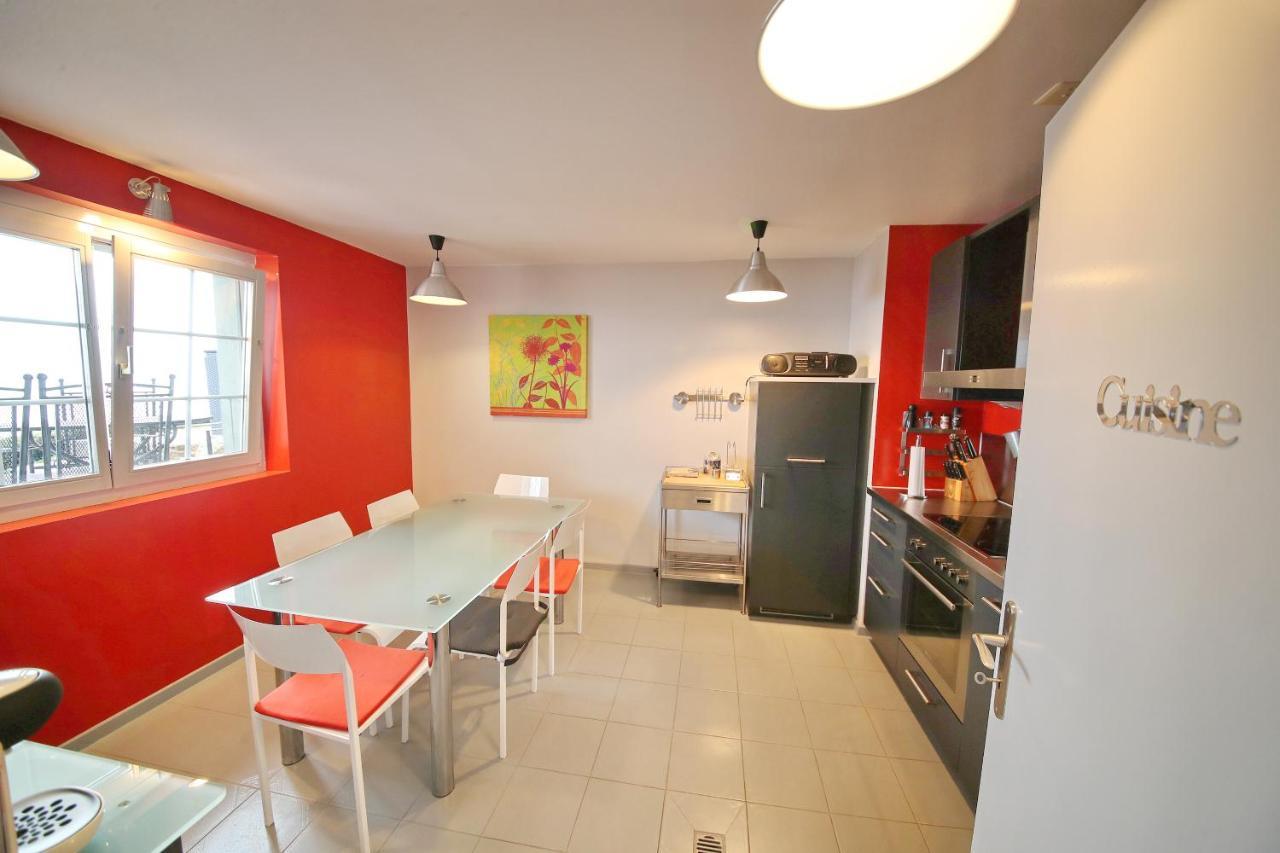 Corseaux Beach Rooms-Riviera Beach Apartments Vevey Bagian luar foto