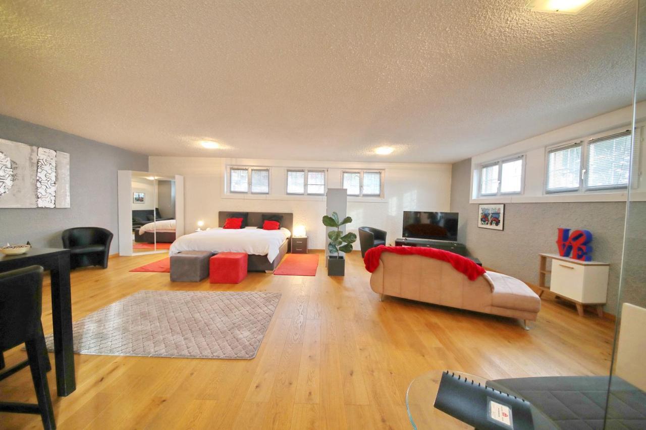 Corseaux Beach Rooms-Riviera Beach Apartments Vevey Bagian luar foto