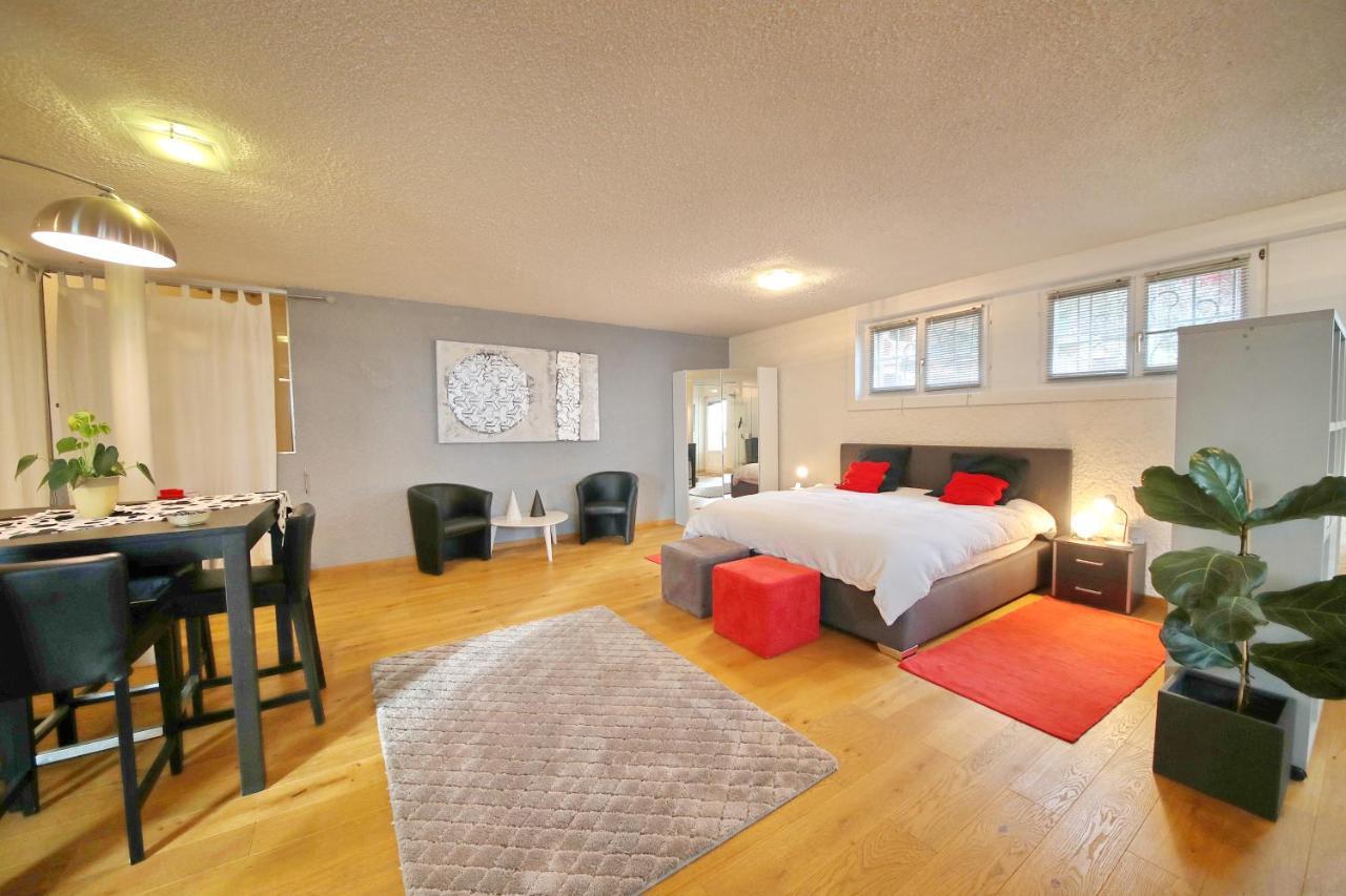 Corseaux Beach Rooms-Riviera Beach Apartments Vevey Bagian luar foto