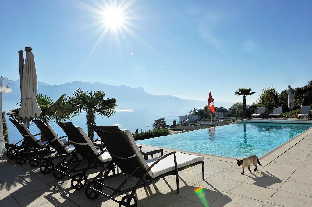 Corseaux Beach Rooms-Riviera Beach Apartments Vevey Bagian luar foto